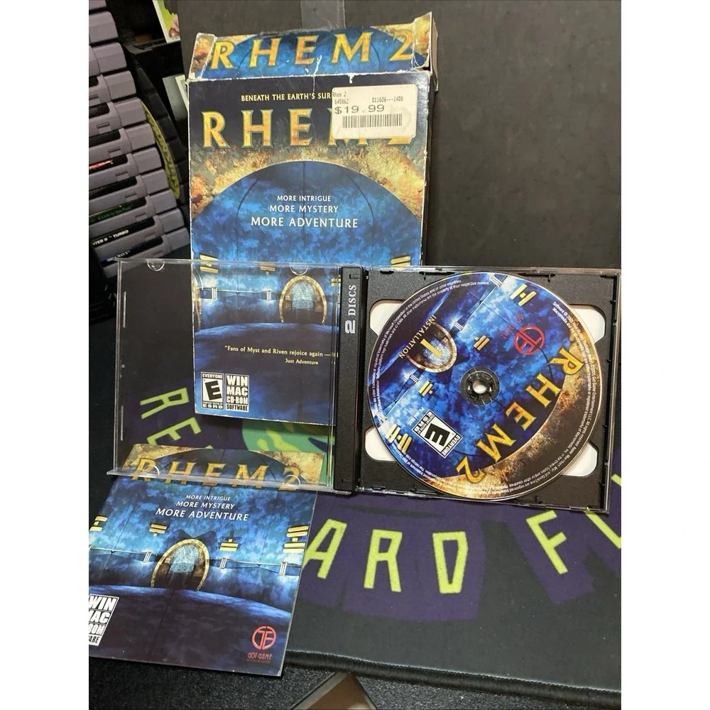Rhem II PC Small Big Box • Foldout • Inner Box • 2 Discs • Jewel Case • Manual